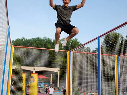 Trampolines at the Big Thrill Factory