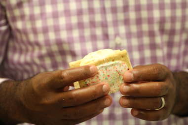 Carls Jr Pop Tart Ice Cream Sandwich