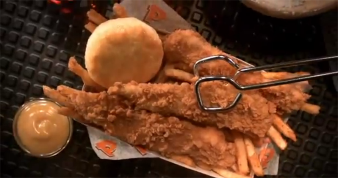 Popeyes takes chicken 'n waffles next level with WAFFLE CHICKEN FINGERS