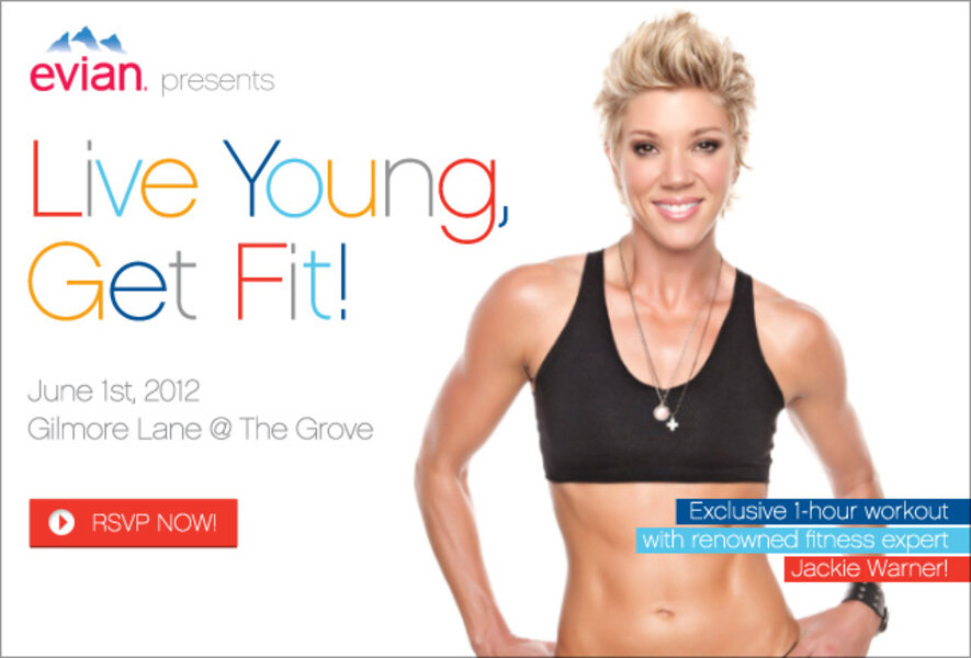 evian Presents: Live Young, Get Fit! Pop-Up Workout - Thrillist Los Angeles