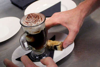 The iced coffee affogato dessert at Lambs Club Atlantic City