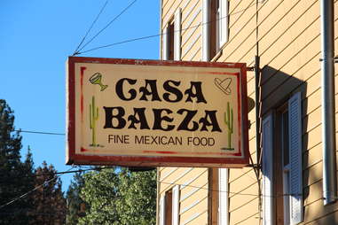 Casa Baeza sign