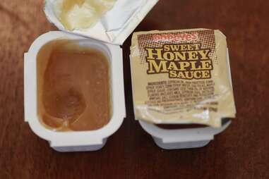 Sweet Honey Maple Sauce at Popeyes. 