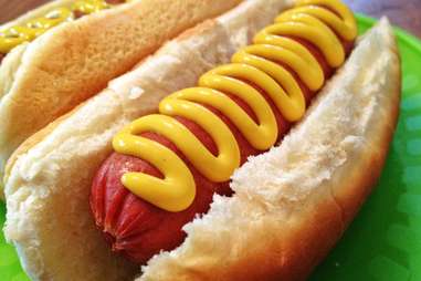 Hot Dog with mustard