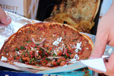 Armenian Lamejun at Formaggio Kitchen