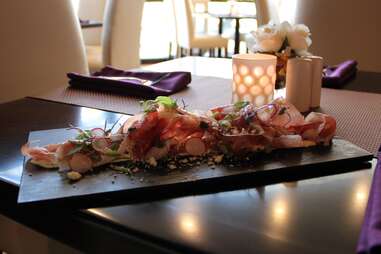 Prosciutto in the Jefferson Room dining room