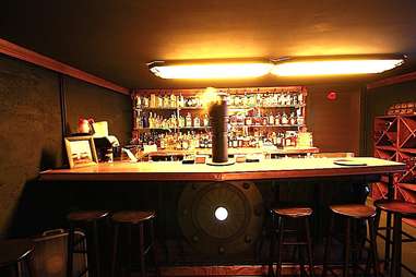 The bar at Modern Man Mississippi. 