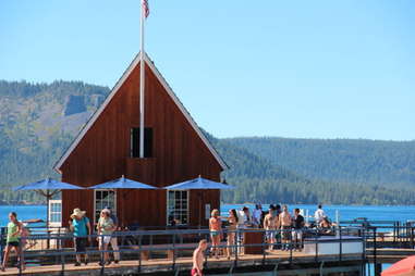 Lake Tahoe outdoor restaurant