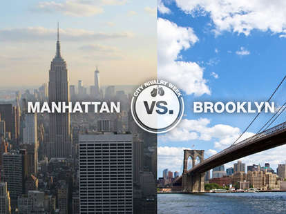  manhattan vs. brooklyn city rivalry