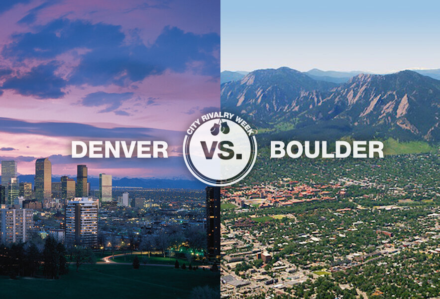 City Comparison Denver fights Boulder over which city is better. WHO WILL WIN Thrillist Denver