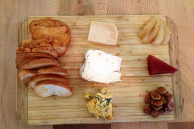 Cheese and bread board
