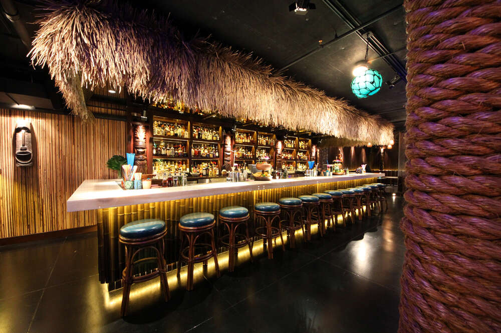 Three Dots and a Dash - A Speakeasy Tropical Bar in River North