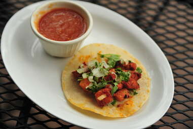 al pastor tacos in Agave Taco Bar