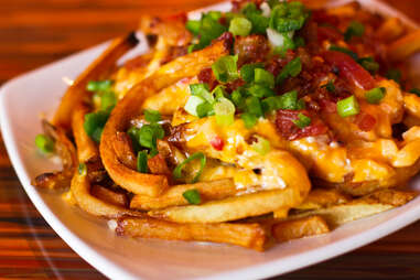 Slice & Pint - loaded french fries