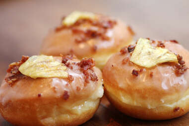 Maple glazed pineapple and bacon at Firecakes in River North