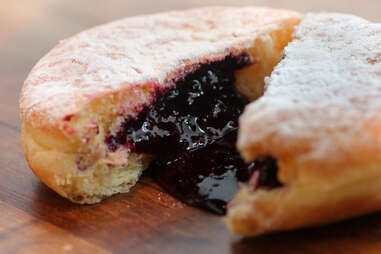 Blueberry jelly donut at Firecakes in River North