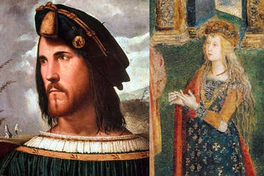 Cesare and Lucrezia Borgia