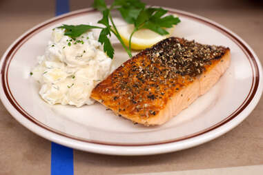 Lemon pepper salmon at Dillman’s in River North