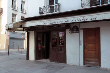 Exterior of restaurant