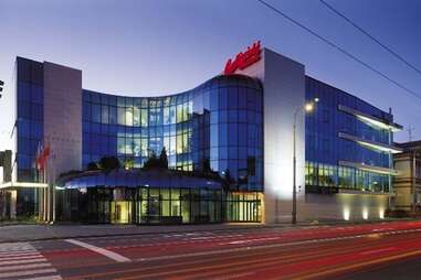 The real Budweiser Brewery in Budweis, Czech Republic.