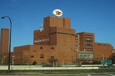 The real Budweiser Brewery in Budweis, Czech Republic.