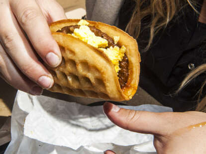 Taco Bell Waffle Taco