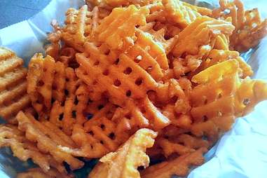 Waffle fries.