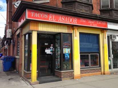 Exterior of Tacos El Asador