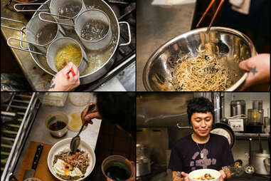 Black Sesame Ramen creation