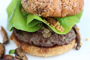 Godzilla burger at TAG Burger Bar