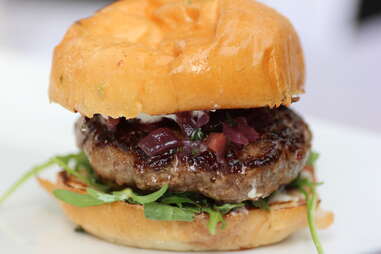 Rocky Mountain burger at Highland Tap and Burger