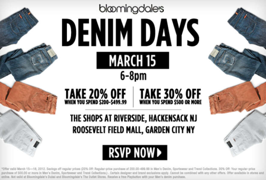 Youâ€™re Invited: Bloomingdaleâ€™s Denim Days - Thrillist New York
