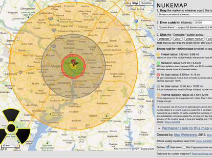 Nukemap - Entertainment - Thrillist Washington DC