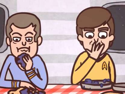 Breaking Bad Star Trek pie eating contest