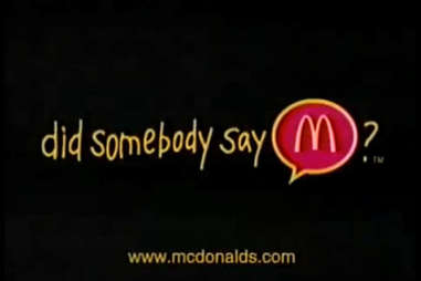 Did somebody say McDonald's