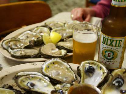 oysters and beer