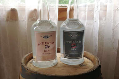 Bottles of Ethereal Gin from Berkshire Mountain Distillers