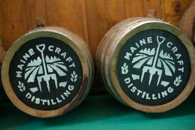 Barrels from Maine Craft Distilling