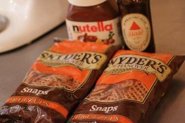 Snyders Snaps for Boozy Cupcakes