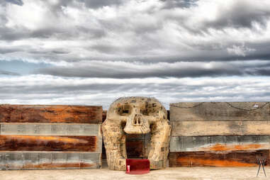 Skull at Burning Man