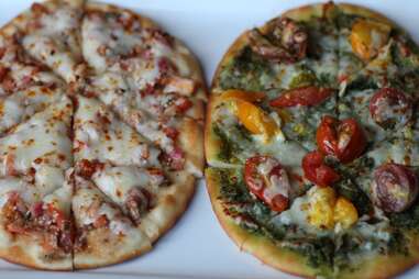 Flatbreads at The Tangiers in Minneapolis, Minnesota.