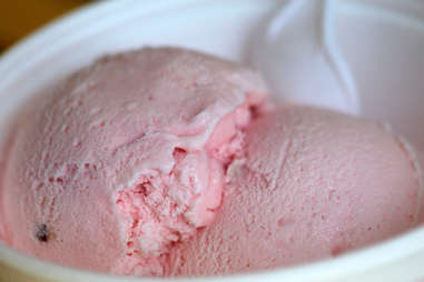 Rose petal ice cream at Delicias Natural in Avondale