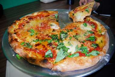 regular cheese pie from Di Fara - NYC