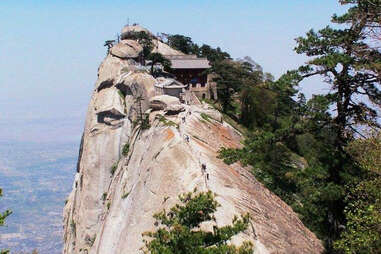 Mt. Huashan Teahouse. China.