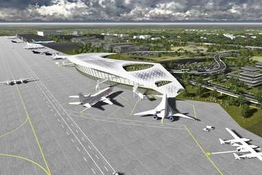 Houston Spaceport artist's renderings.