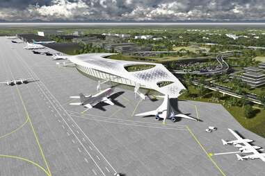 Houston Spaceport artist's renderings.