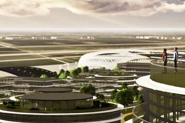 Houston Spaceport artist's renderings.