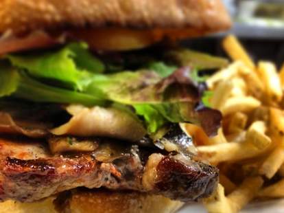 ribeye burger from Varga - Philadelphia