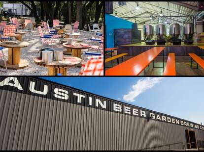 Austin Beer Garden Brewing Co collage
