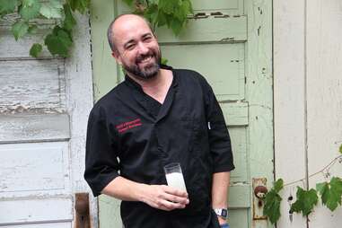 Chef Stewart Woodman at Heidi's in Uptown, Minneapolis, Minnesota